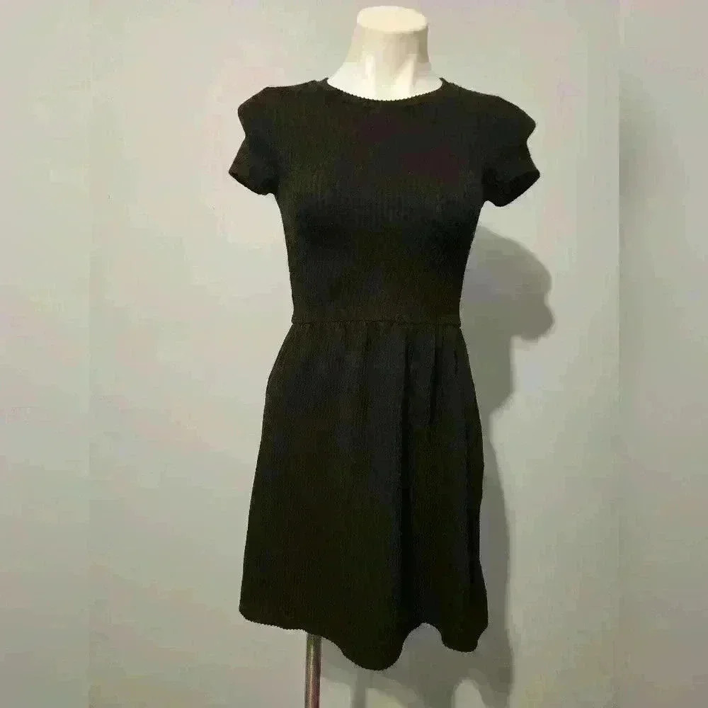 Black short dress